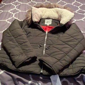 Maralyn & Me faux fur women’s winter jacket